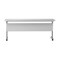 Flash Furniture Palmer 72in. x 24in. HD Nesting Table w/T-Legs, Modesty Panel, 1in. Thick Gray Tabletop, Gray Frame MT-M7224-T-LEG-GRYGRY-GG - alternate 4
